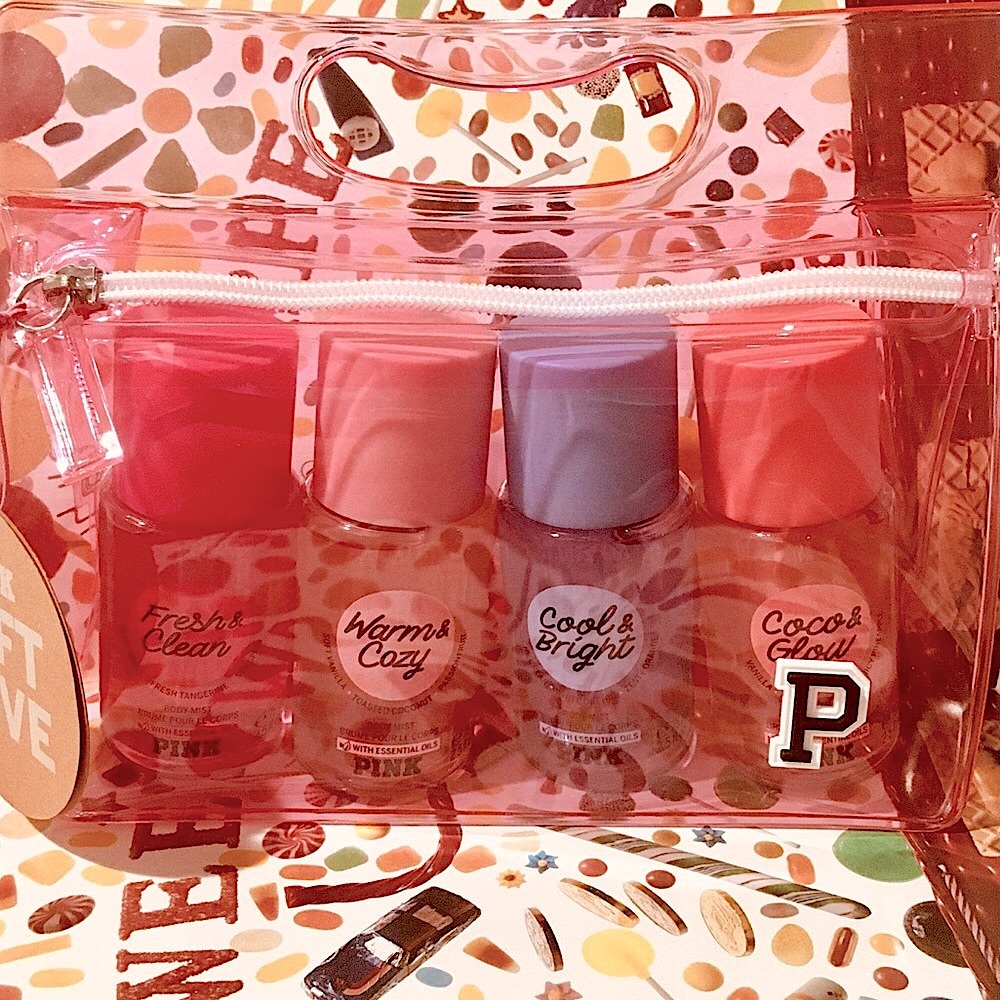VS PINK Mist Lot Bundle of 4 mists + bag New Gift Set by Victoria’s Secret Pink